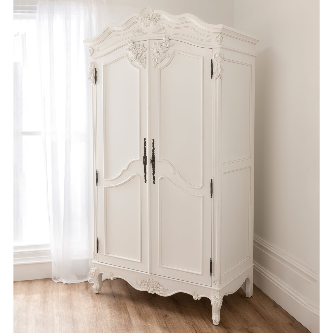 shabby chic wardrobes french double armoire white shabby chic wardrobes french double armoire white