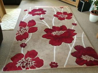 Red Poppy Rug for sale in UK 91 used Red Poppy Rugs