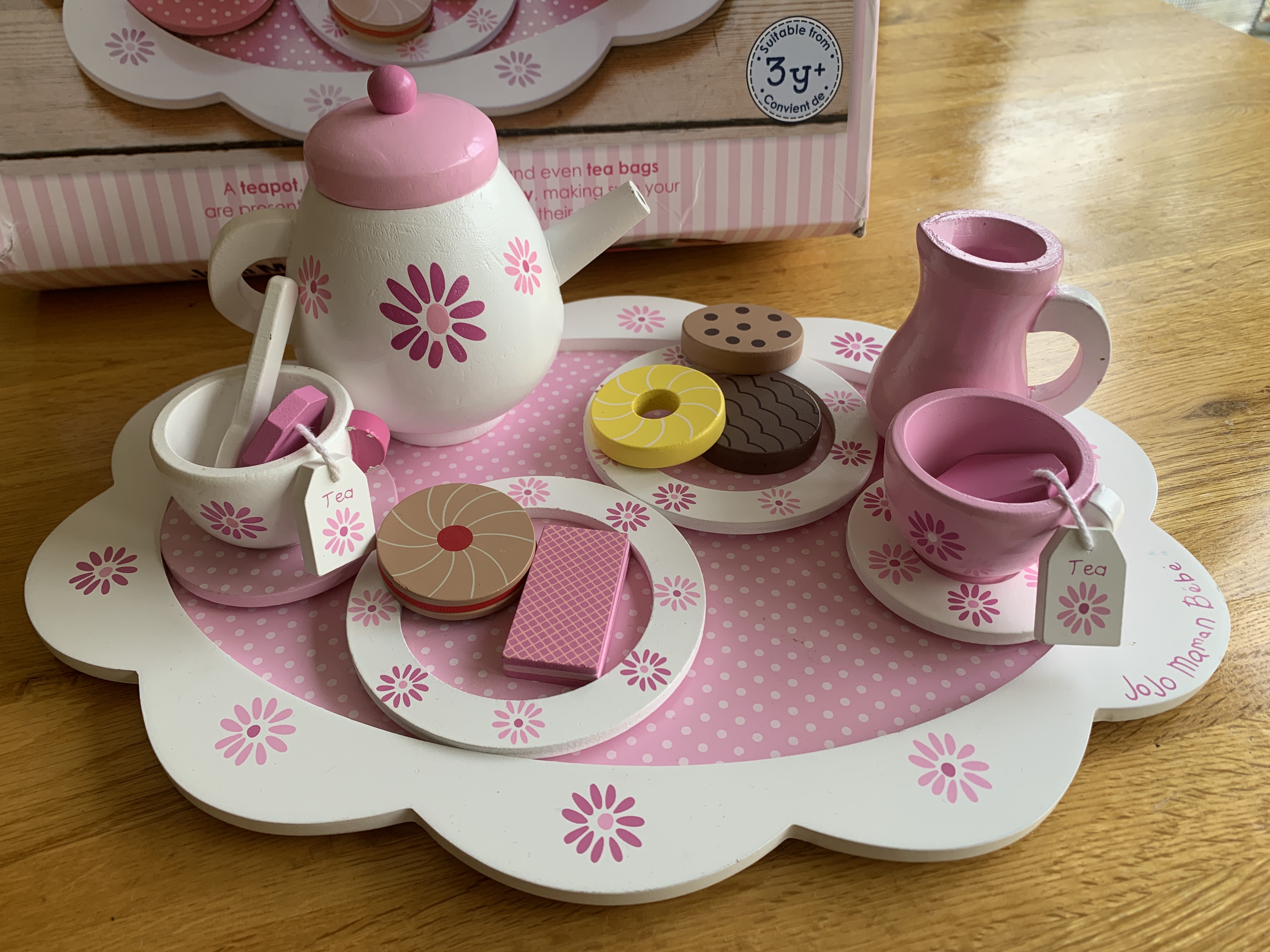 jojo maman bebe wooden tea set