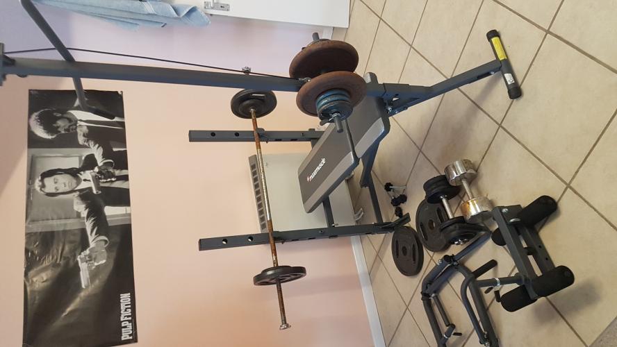 Maxi Muscle Bench And Free Weights For Sale In Birchington Kent