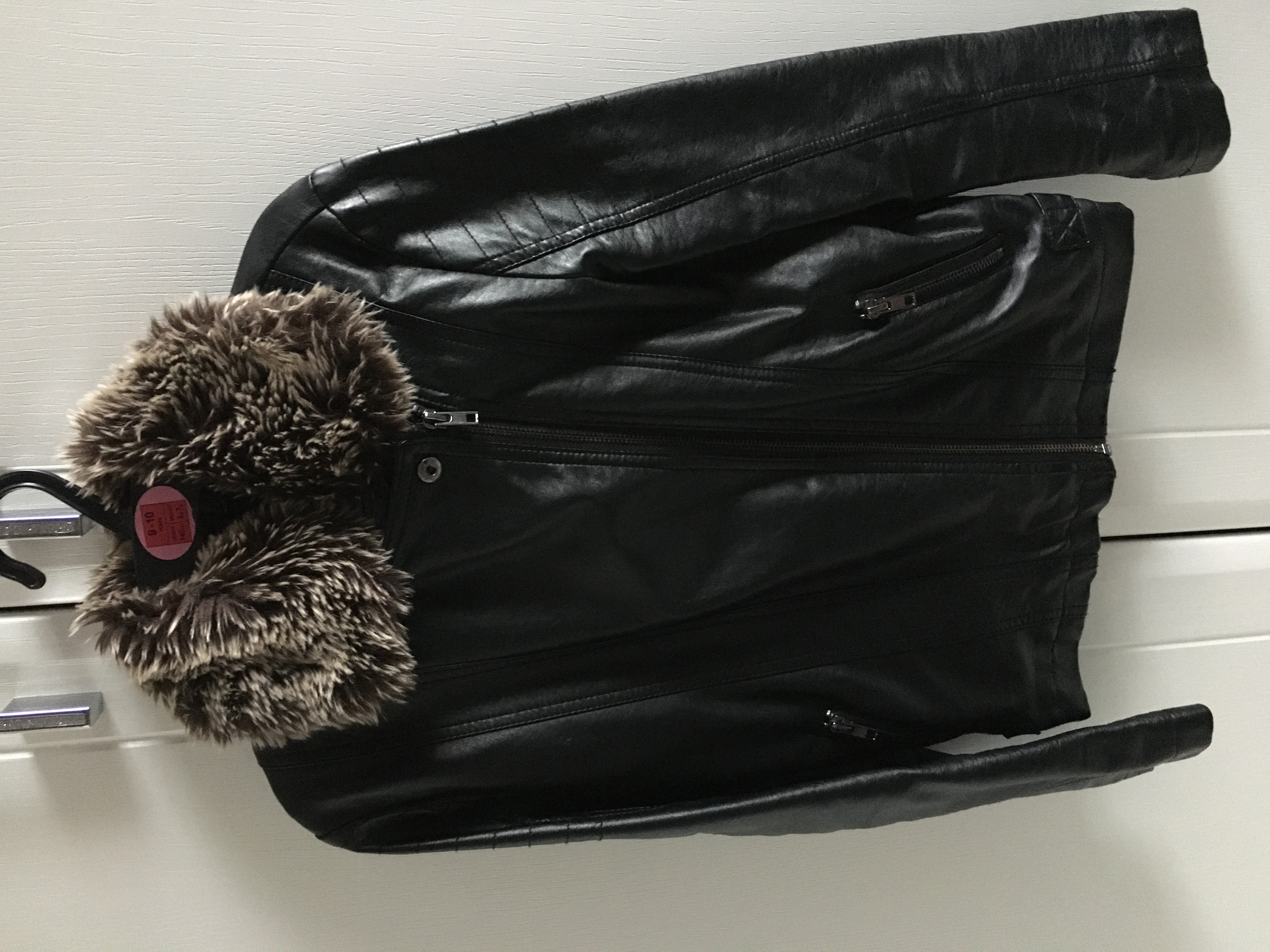 tesco leather jacket