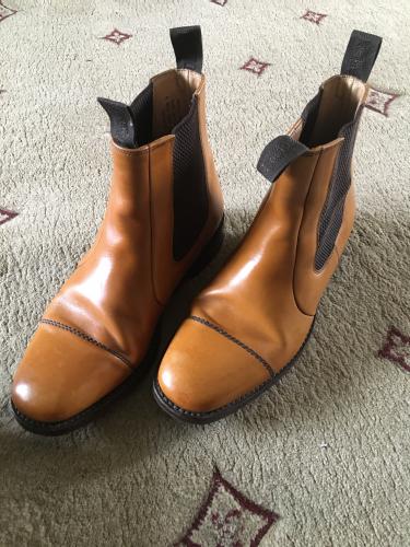 loake newbury tan boots