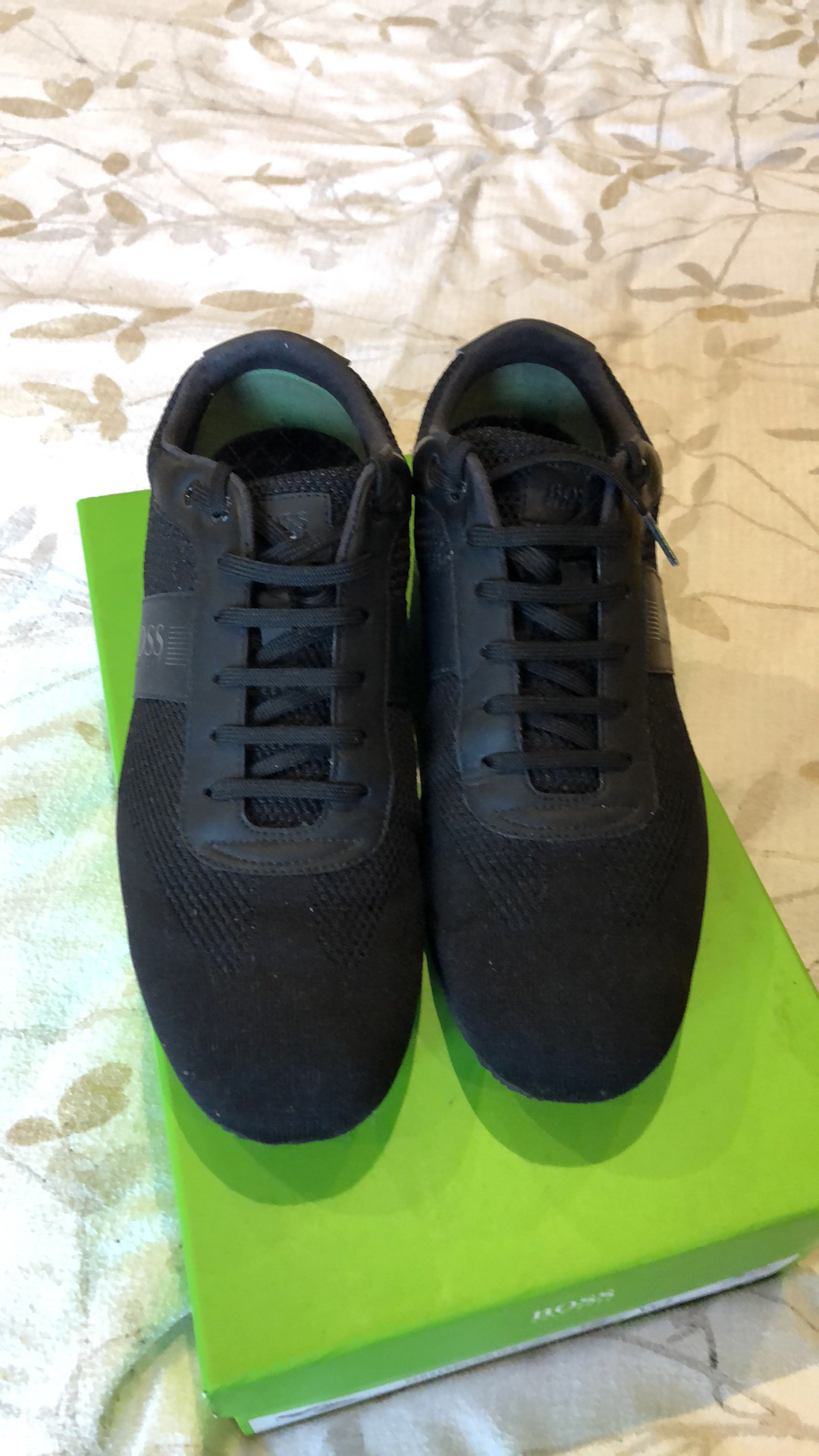 hugo boss green trainers sale