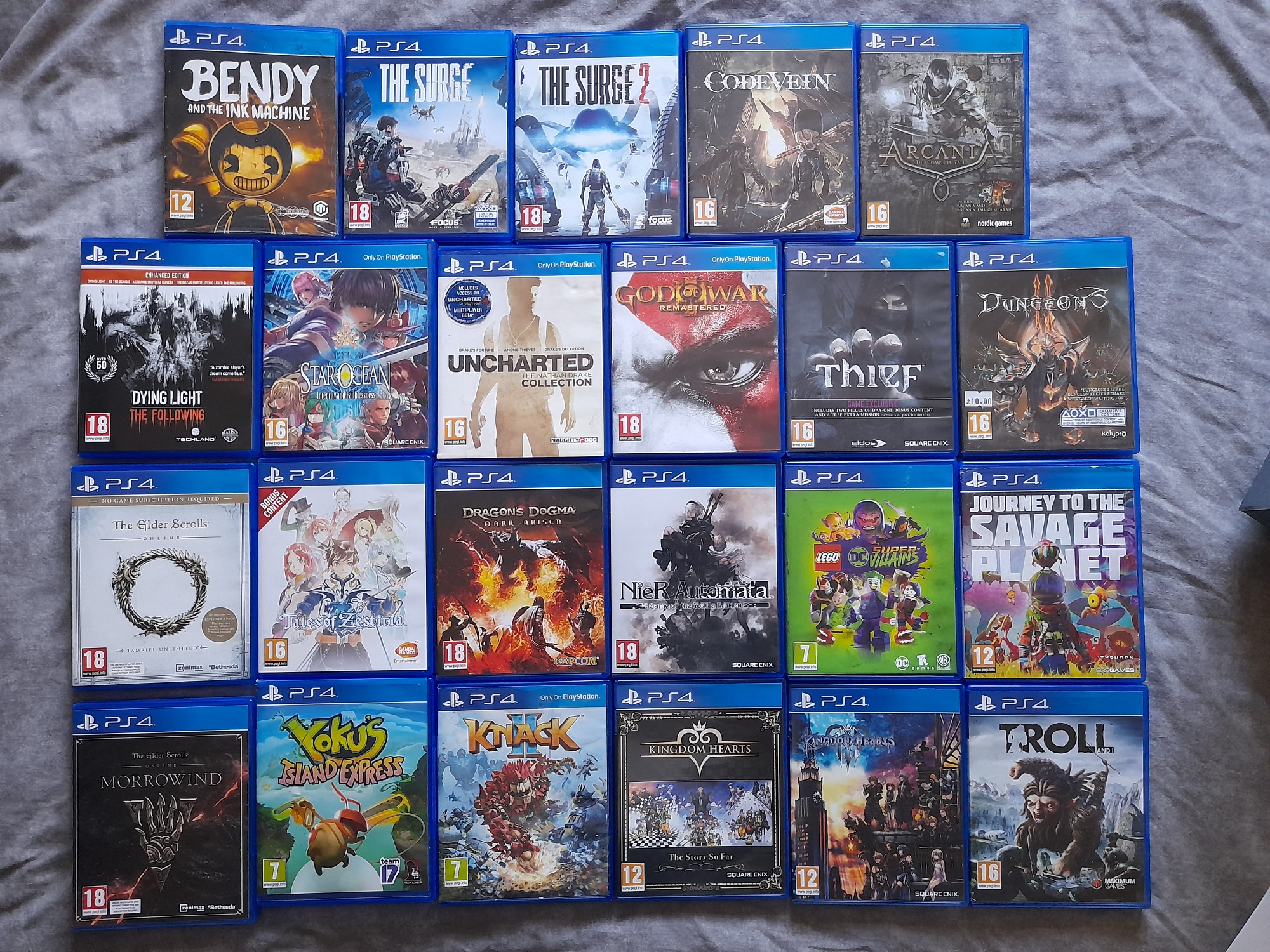 ps4 game collection for sale