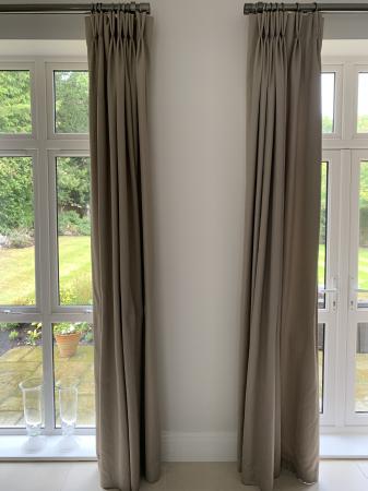 Living Room Toupe Curtains For Sale In Ascot Berkshire Preloved