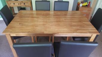Oak Dining Table Local Clifieds In Sheffield South Yorkshire Solid Oak Extendable Dining Table With Six Chairs In Excellent Condition And Hardly Used Dimensions Of Are 4 9 X 3 But Can Be Extended To 5 11 Or