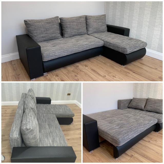 BRAND NEW CORNER SOFA BED DOUBLE STORAGE LEFT OR RIGHT For Sale in London Preloved BRAND NEW CORNER SOFA BED DOUBLE STORAGE LEFT OR RIGHT For Sale in London Preloved