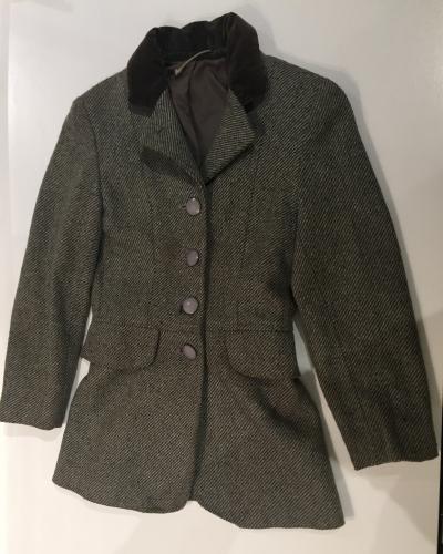 Topcoat Children’s Tweed Show Jacket 26” Approx Age 7 For Sale in ...