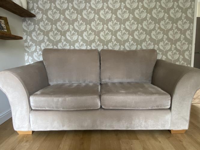 Next Two Seater Sofa and Snuggle Chair For Sale in Ellesmere Port