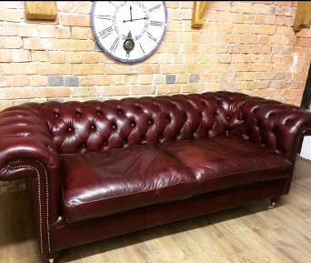 Chesterfield Sofa Second Hand Household Furniture And In Chesterfield Sofa On Castors