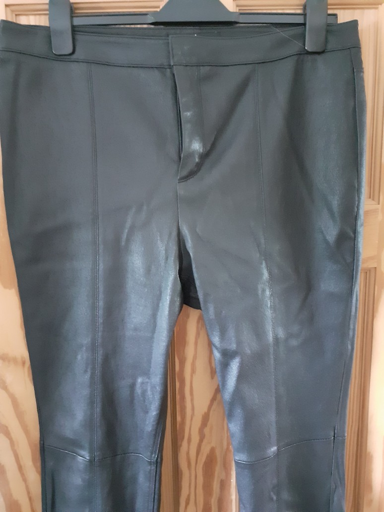 ladies leather trousers size 16