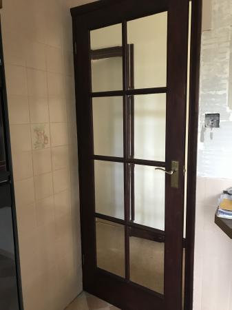 Interior Wood Door With 8 Bevelled Gl Panels For In Interior Wood Door With 8 Bevelled Gl Panels For In Chesterfield Derbyshire Preloved