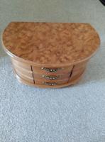 Lovely wooden jewellery box for sale., used for sale  Hereford