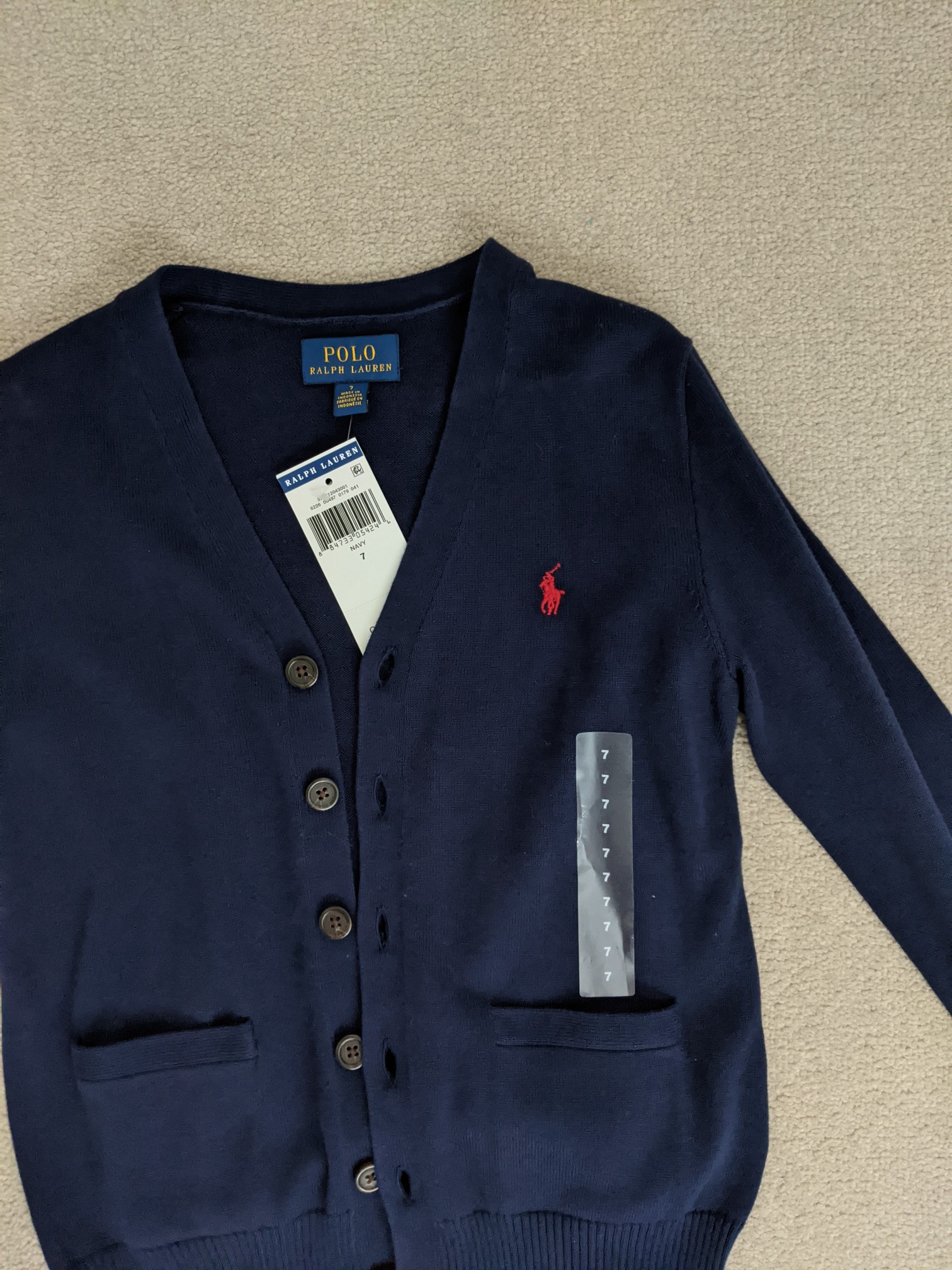 ralph lauren boys cardigan