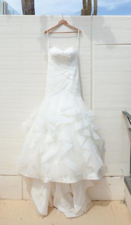 Beautiful Pronovias Mermaid Fishtail Wedding Dress Size10 12 For