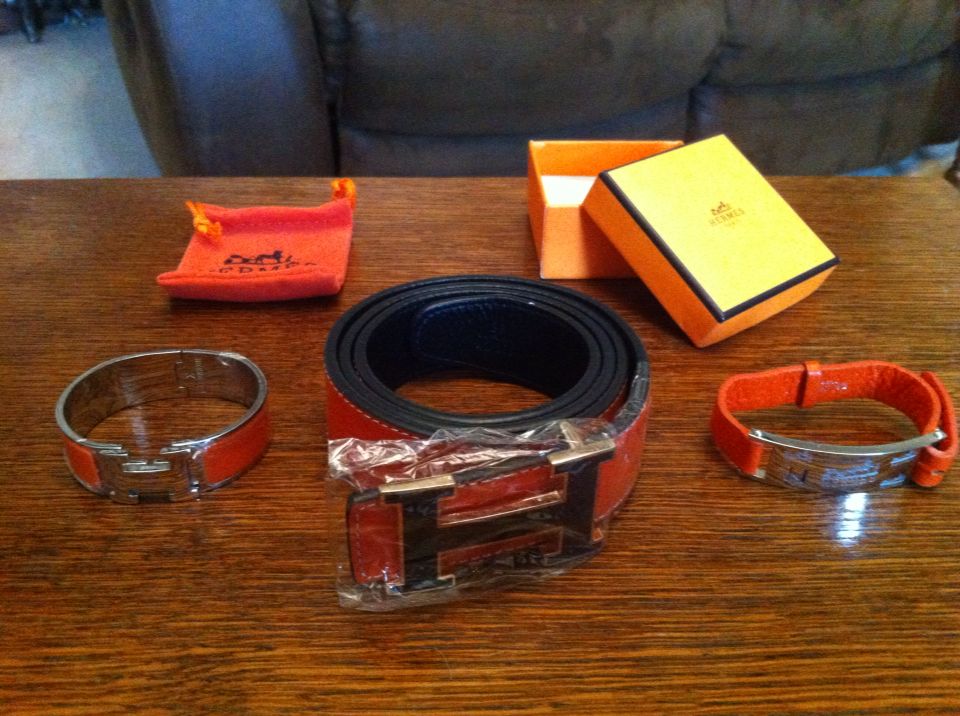designer belt with h