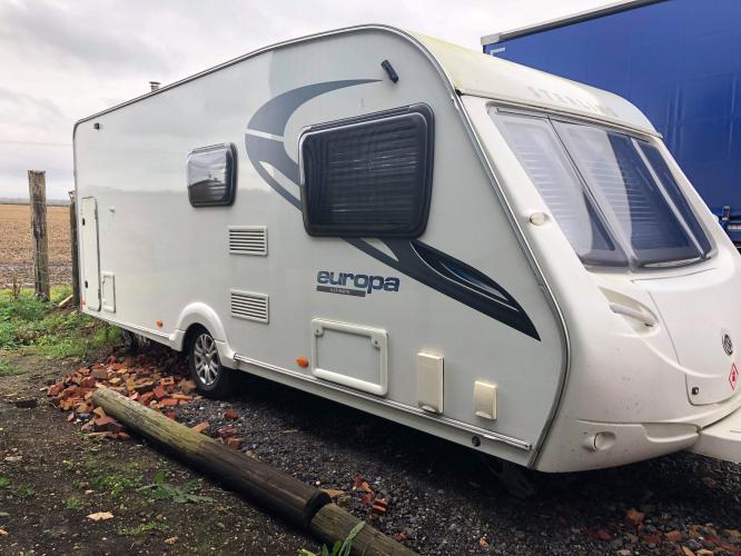 2011 Sterling Europa Ultimate 570 6 Berth Touring Caravan For Sale in