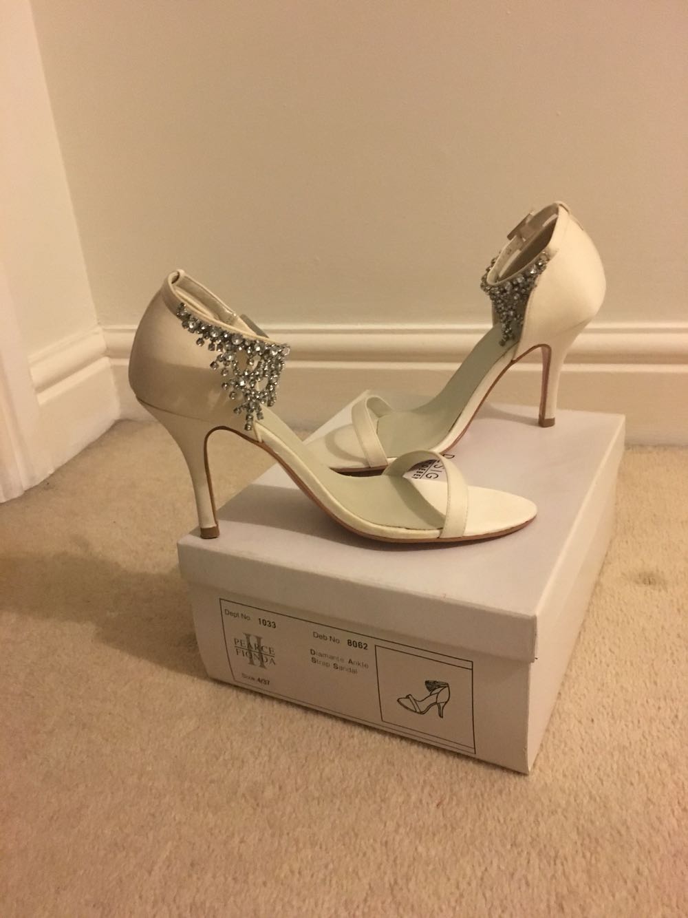 cream bridal shoes uk
