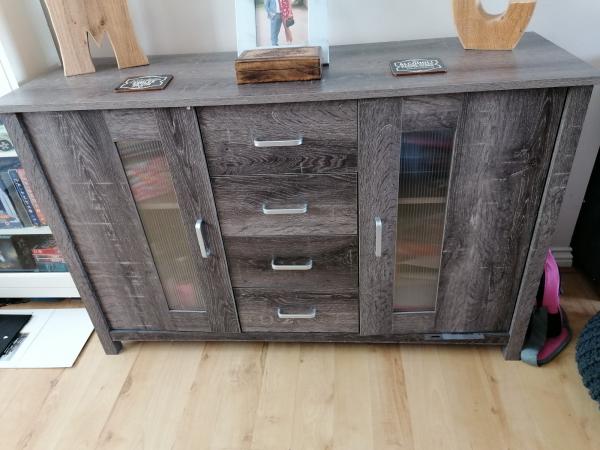 matching sideboard and display cabinet