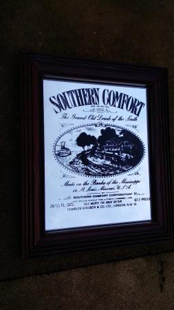 Southern Comfort Bar Mirror Etched Mirror For Sale In Preston