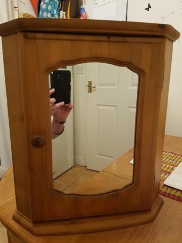 Corner Antique Pine Bathroom Medicine Cabinet For Sale In Bicester Oxfordshire Preloved