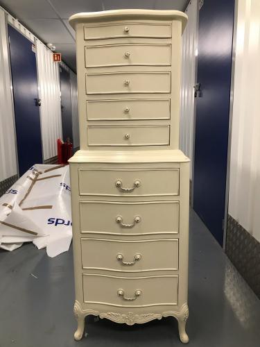 John Lewis Rose Ivory 9 Drawer Chest Of Drawers For Sale In