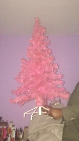 Pink Christmas Tree Perfect For In Swan Close Pink Christmas Tree Perfect For In Swan Close Feltham Preloved