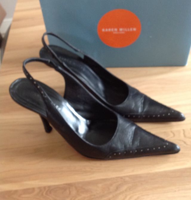Karen Millen Pointy Slingback Shoes For 