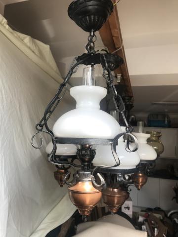 Original Wrought Iron Chandelier For Sale In Solihull West Midlands Preloved