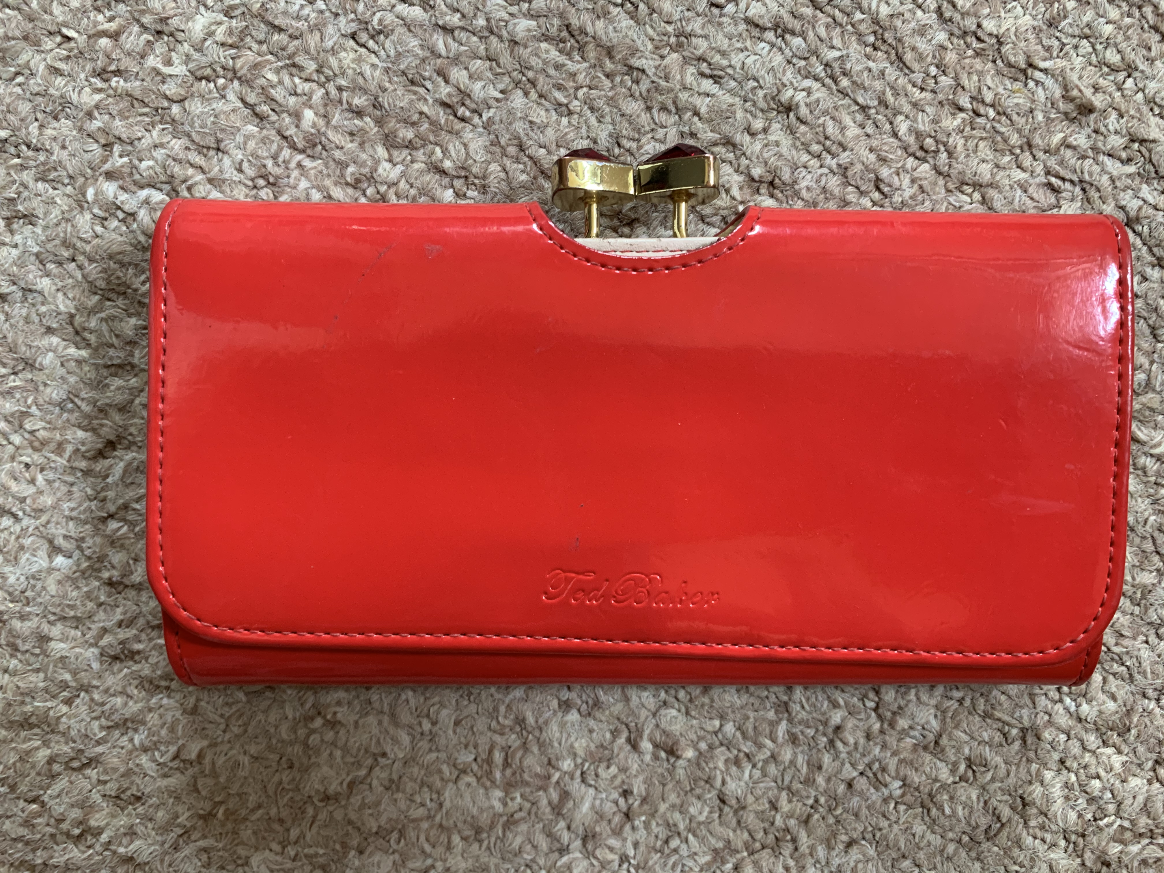 ted baker red purse