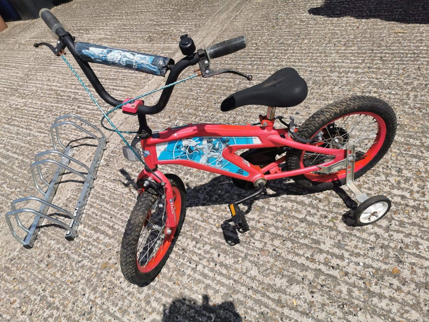 power rangers kids bike