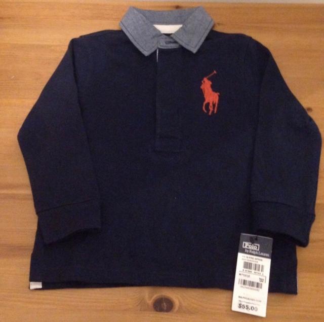 Preview of the first image of Boys Ralph Lauren polo shirt.