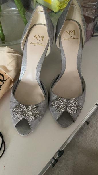 jenny packham flat bridal shoes