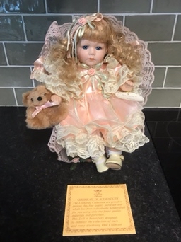 leonardo collector's porcelain doll