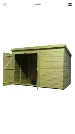 Garden shed 9x6 shiplap pressure treated For Sale in 