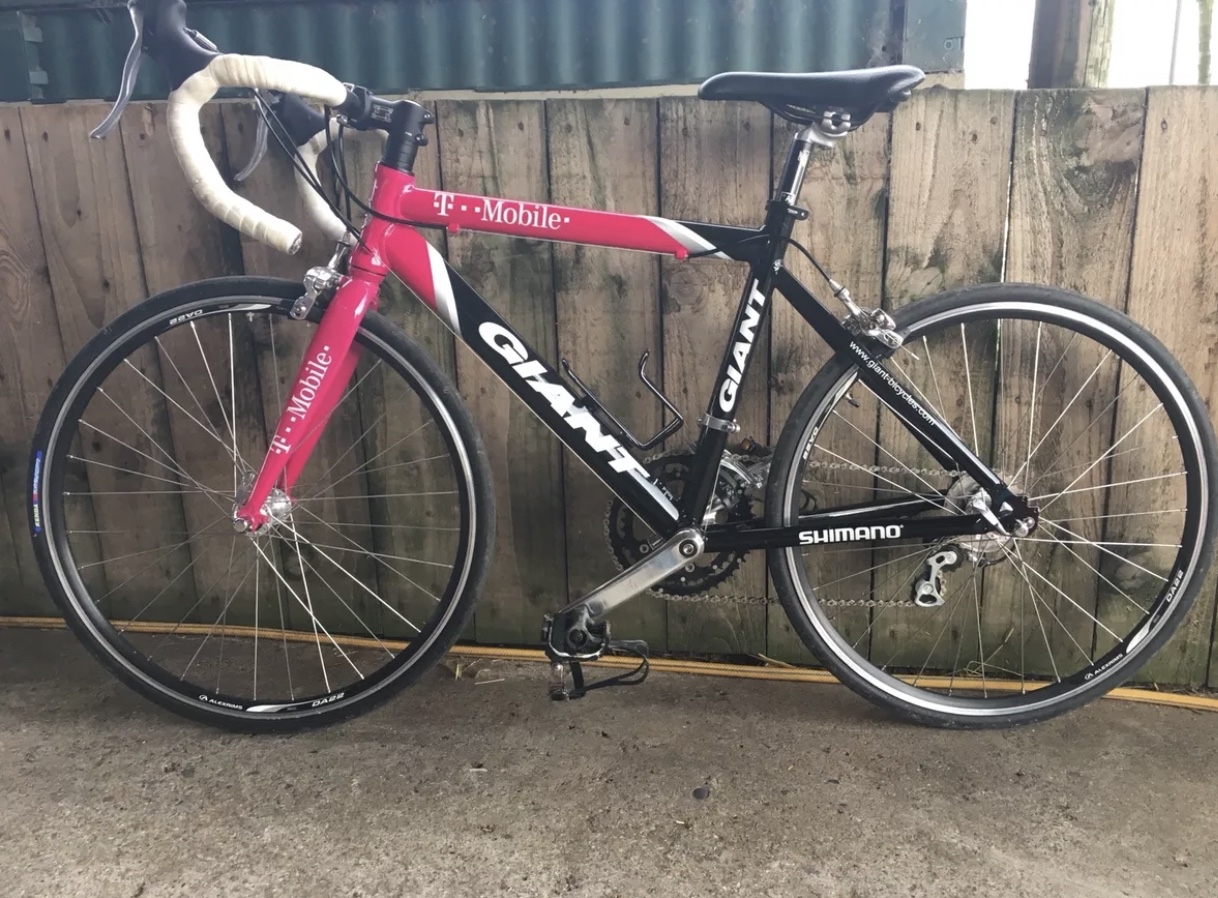 giant t mobile road bike for sale