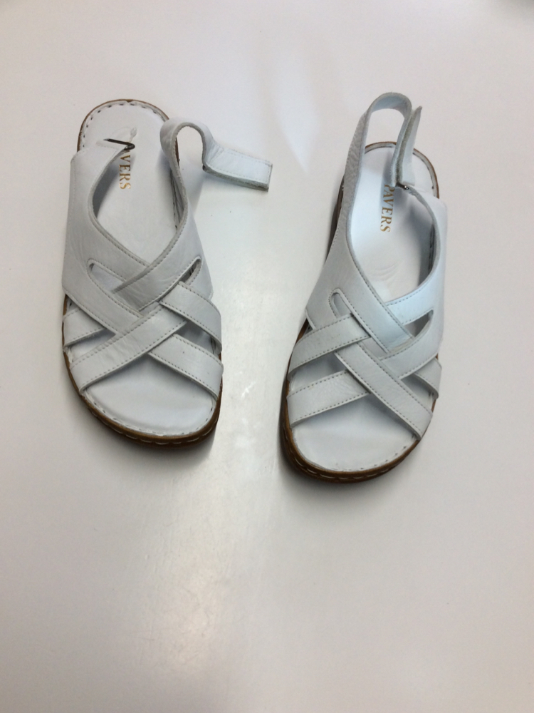 PAVERS WHITE SANDALS For Sale in 