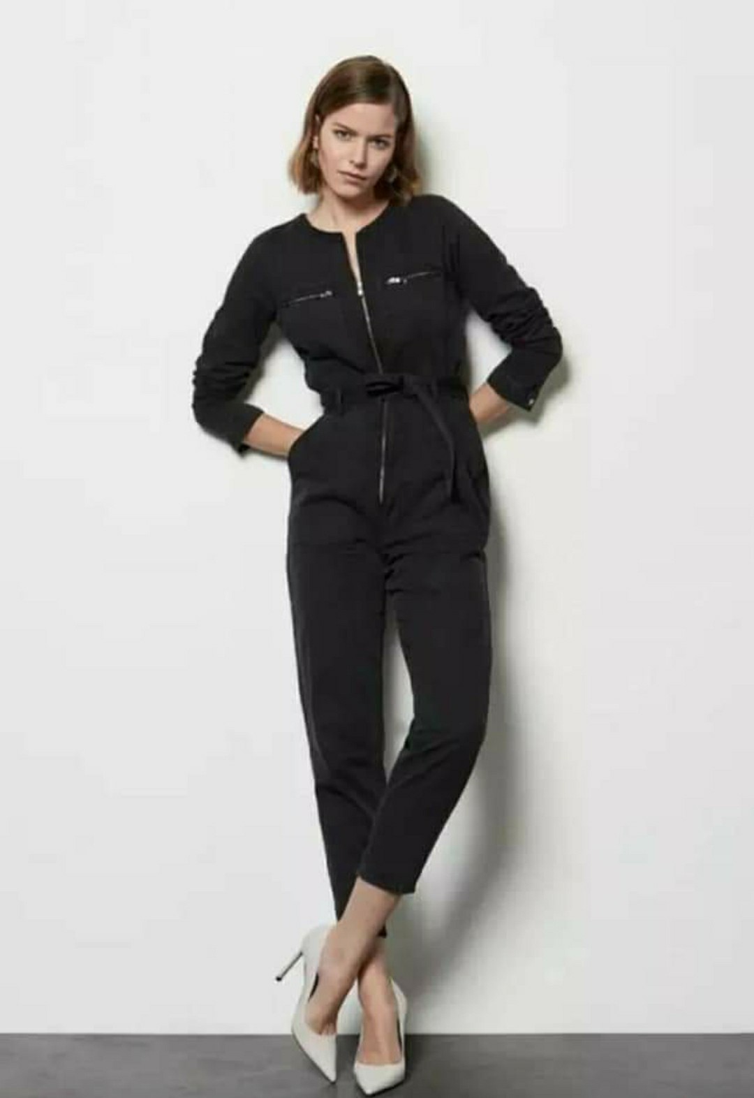 denim jumpsuit size 14