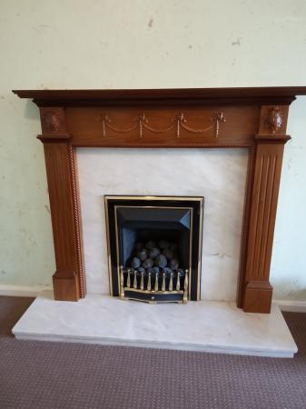 Gas Fire Surround And Marble Hearth For Sale In Goole East