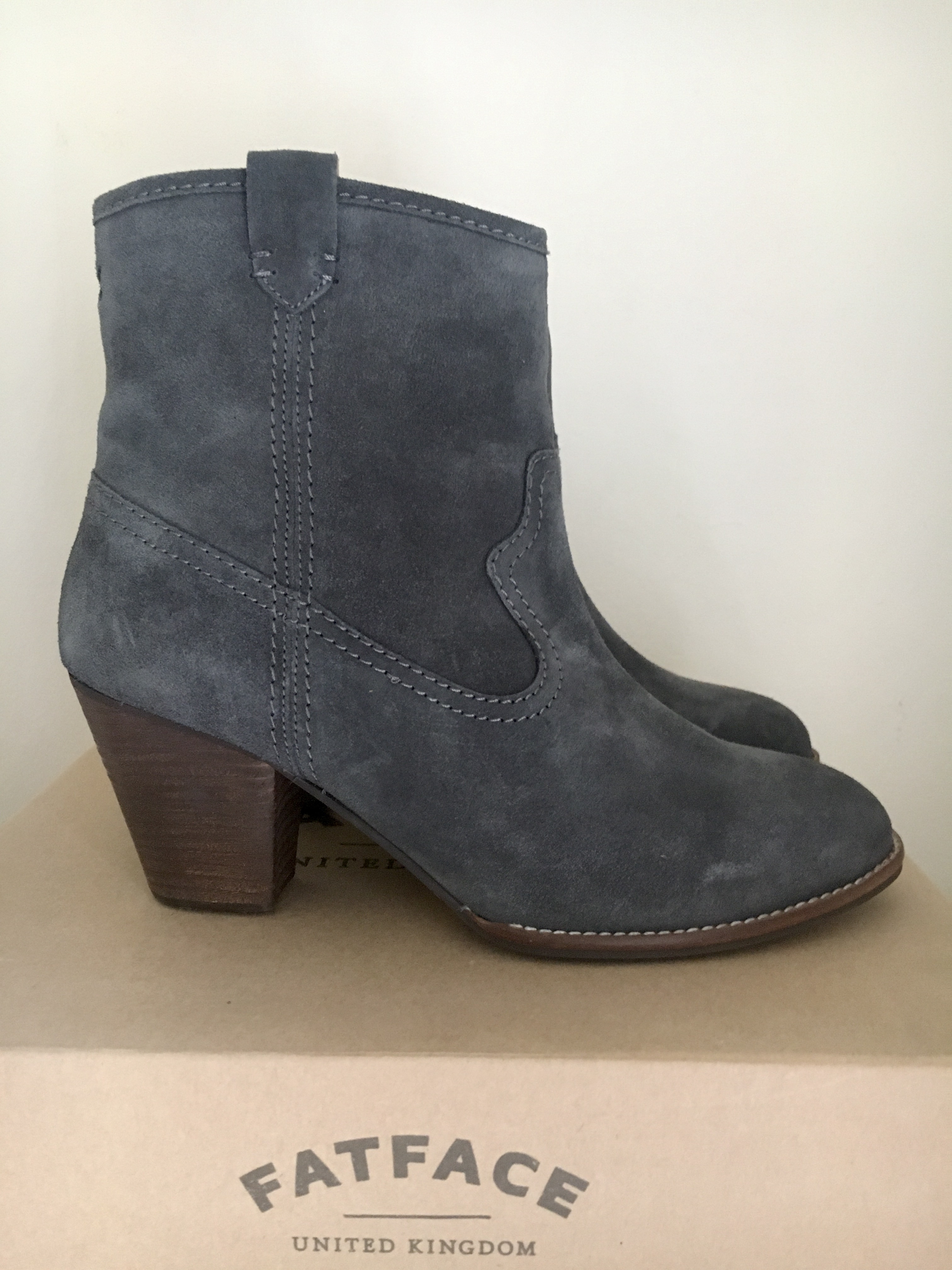 fat face grey ankle boots