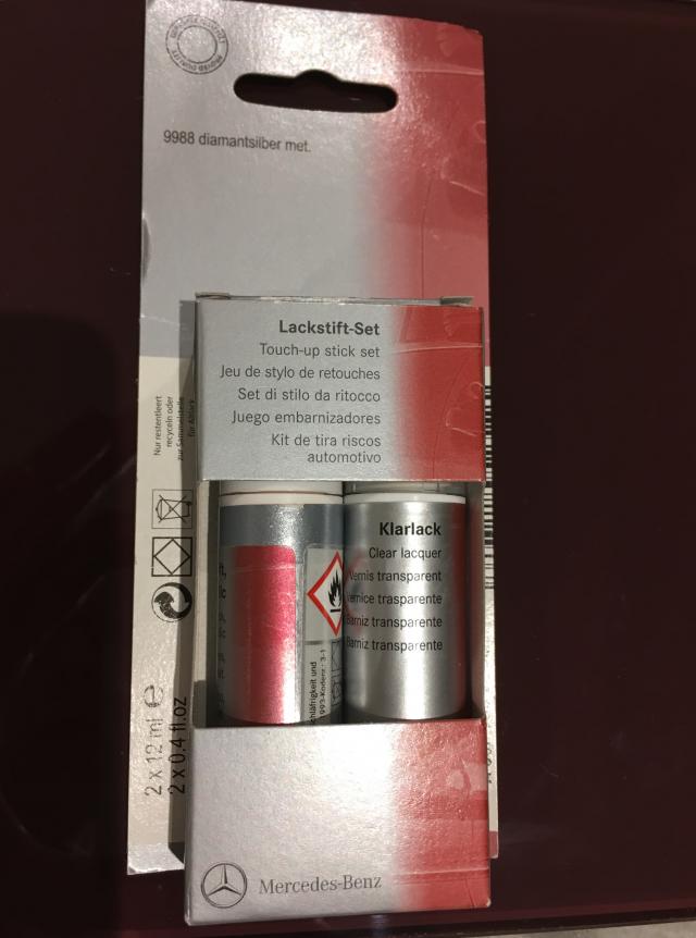 Mercedes Benz Touch Up Paint Set For Sale in Corbridge, Northumberland Preloved Mercedes Benz Touch Up Paint Set For Sale in Corbridge, Northumberland Preloved