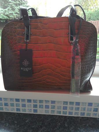 Bulaggi Second Hand Bags Purses And Wallets Preloved Brand New Italian Brown Mix Leather Bag